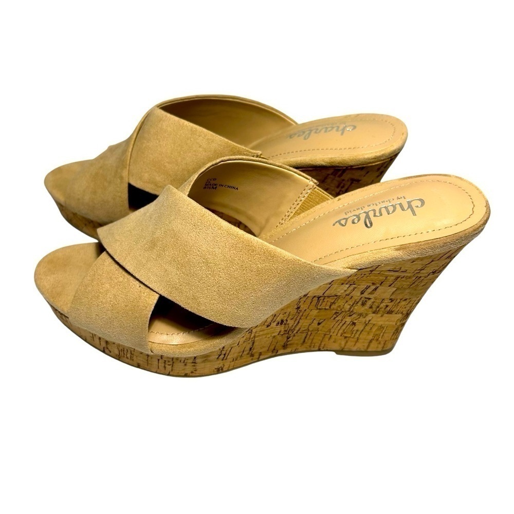 Charles By Charles David DUO WEDGE Sandals Sz 6.5 - Picture 3 of 11